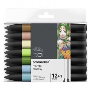 Zestaw Promarkerów Winsor&Newton, 13szt Manga Fantasy